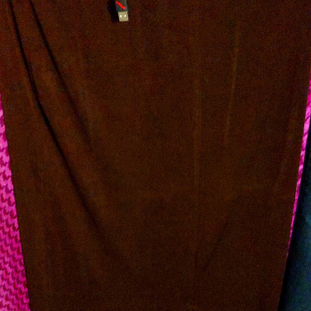 It is a brown skirt and pants